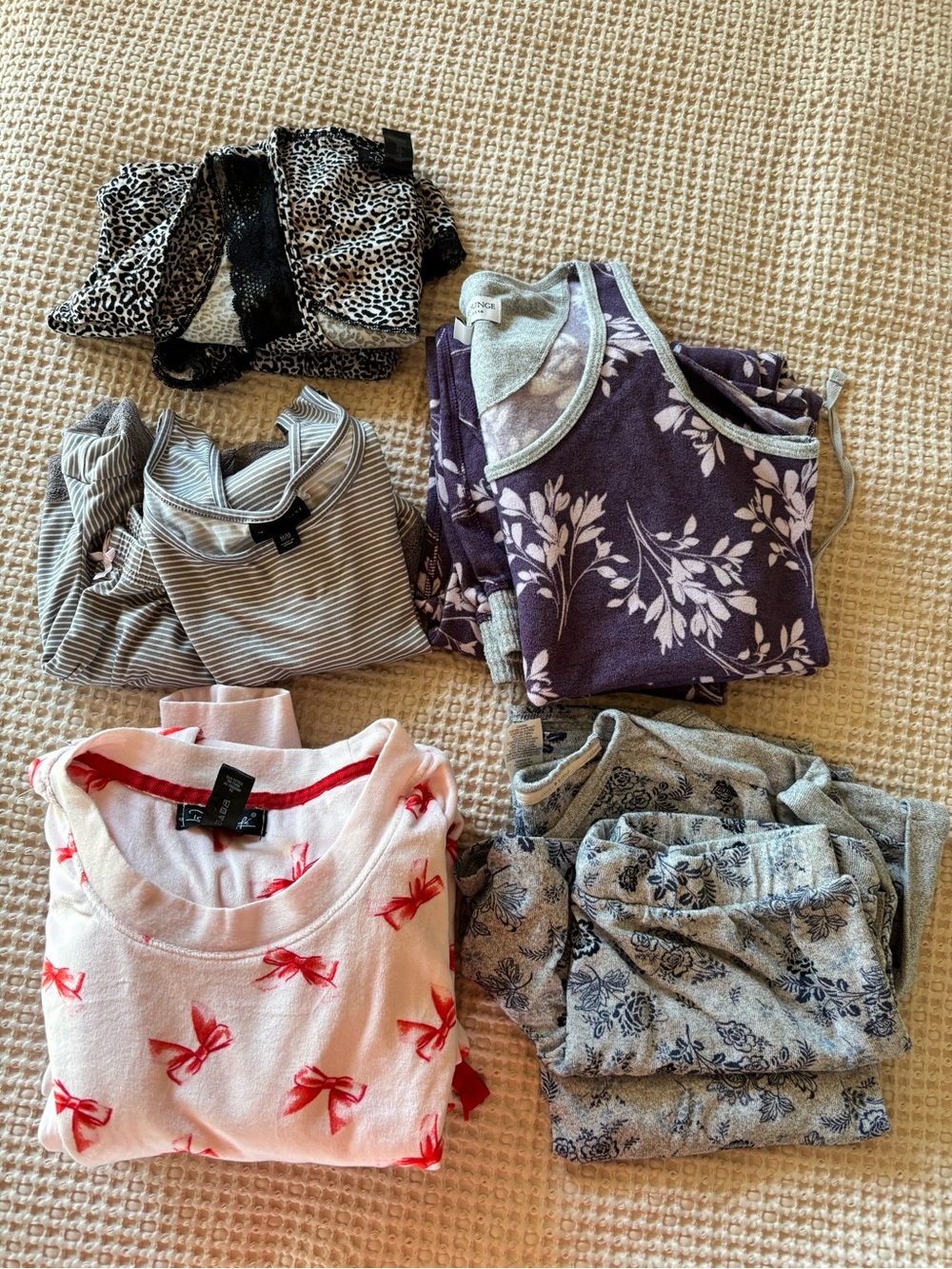 5 set bundle of Pajamas